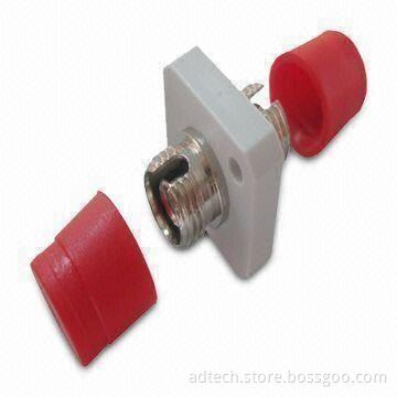 FC Fiber-optic Adapter, Made of Metal and Plastic
